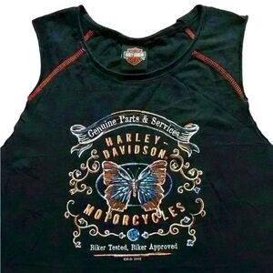 🦋Butterfly Harley Davison tank🦋